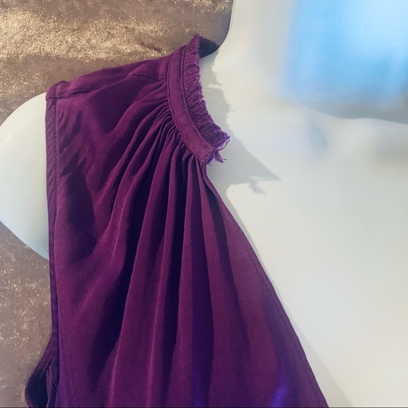 ANA Silky Sleeveless Ruffle Trapeze Blouse - Picture 2 of 6